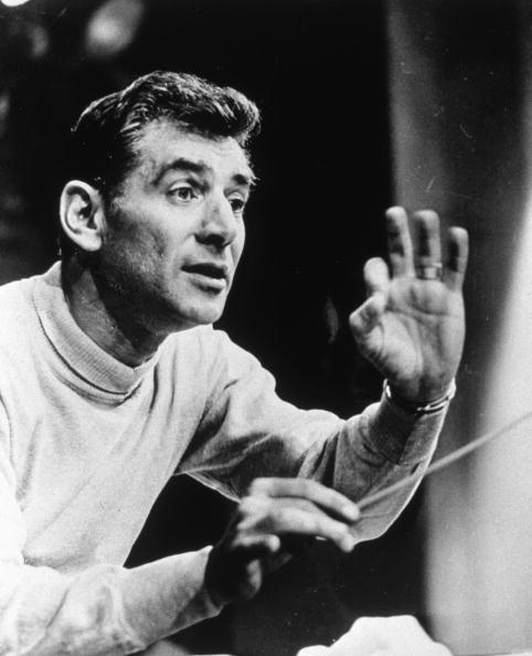 Composer Leonard Bernstein in the 1960s. (MPI/Getty Images)