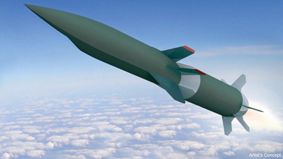 Artist’s concept of the DARPA and Lockheed Martin Hypersonic Air-Breathing Weapon Concept (HAWC). (Courtesy of Defense Advanced Research Projects Agency)