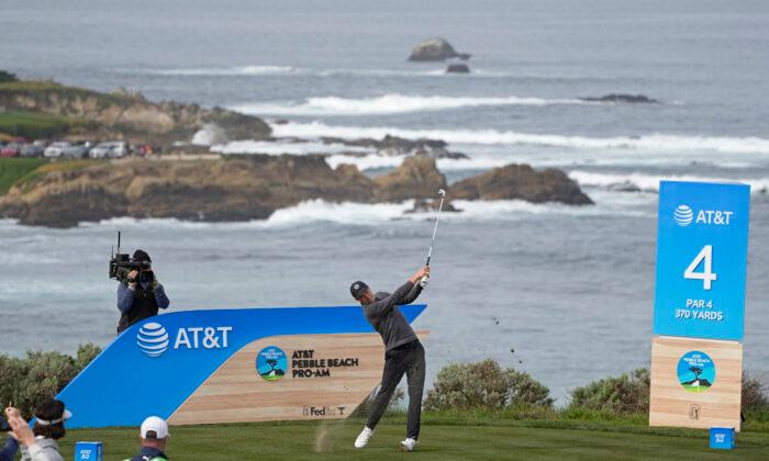 Lebioda Leads on a Day of Ever-Changing Conditions at Pebble
