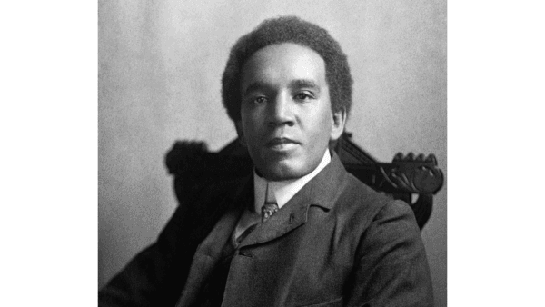 Samuel Coleridge-Taylor, in this photograph taken in his 50s, composed “Hiawatha’s Wedding Feast.” (Public Domain)