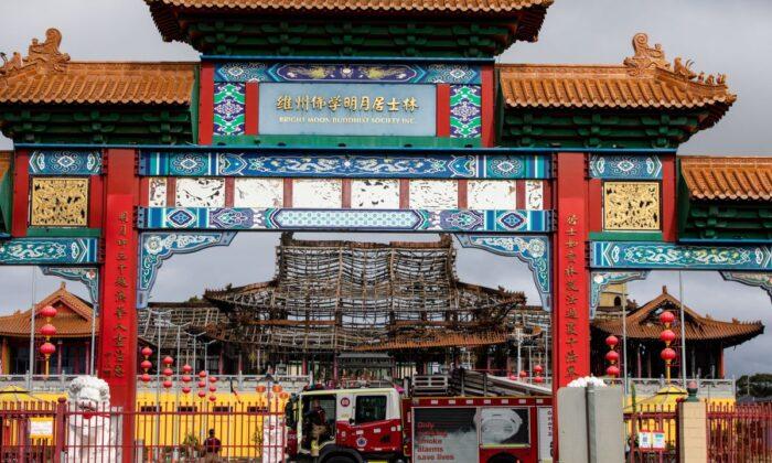 Fire Damages Buddhist Temple in Melbourne’s Southeast