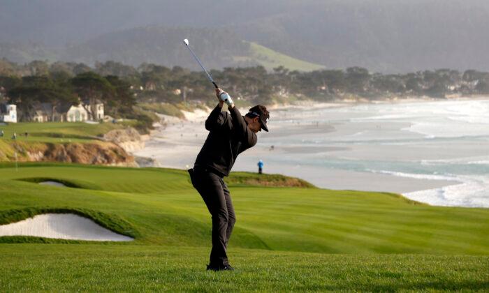 Pebble Beach Pro-Am to Finish Monday; Justin Rose Leads by 2