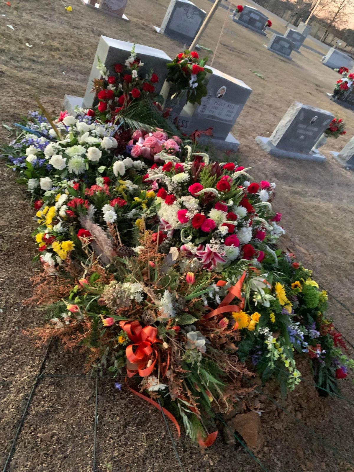 Hody's grave. (Courtesy of <a href="https://www.facebook.com/tania.nix.1">Tania Nix</a>)