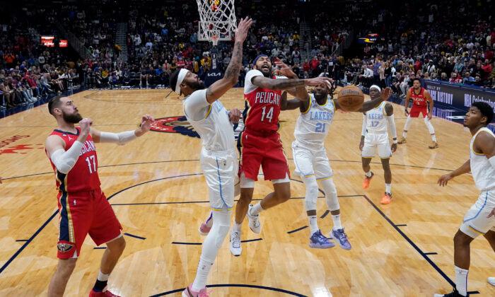 Pelicans Snap Skid With Win Over Lakers; LeBron Scores 27