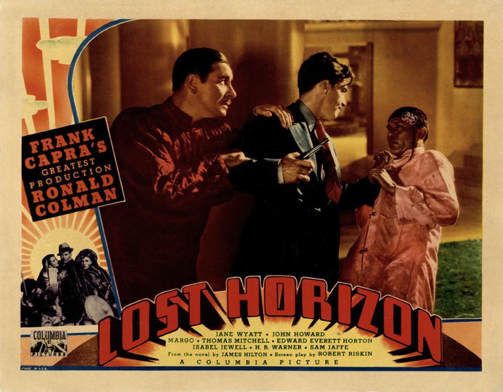 Lobby card from the 1937 film "Lost Horizon." (Public Domain)