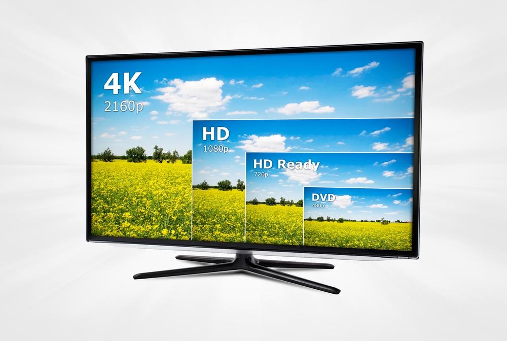 4K technology providing Ultra High-Definition displays has quickly progressed from rare and exotic to now being the industry standard for televisions and monitors. (Proxima Studio/Shutterstock)