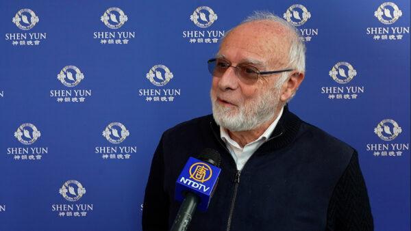 Pierre Thébault attended Shen Yun at the Amphitheatre 3000 in Lyon on Feb. 8, 2023. (NTD)