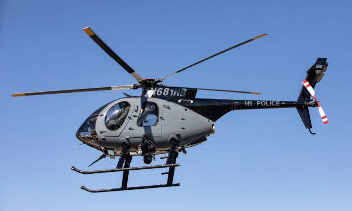 Huntington Beach Police Department Unveils Newest Patrol Helicopter