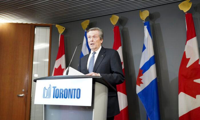 John Tory Resigns as Toronto Mayor Over Affair With Staff Member