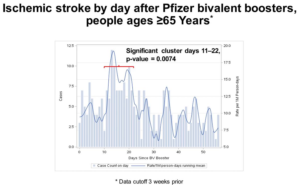 Pfizer Bivalent Booster Stroke Data (US FDA)