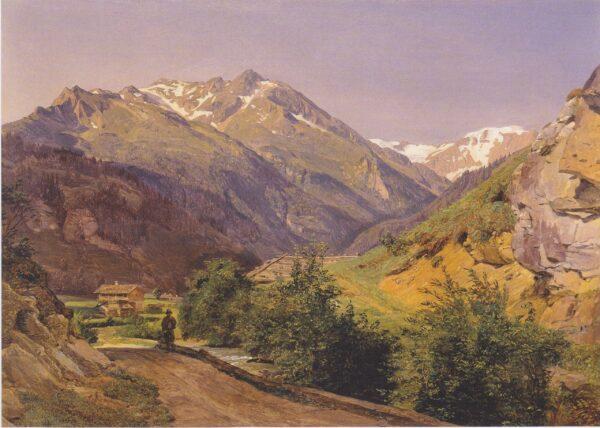 “The Radhausberg at Gastein,” 1837, by Ferdinand Georg Waldmüller. Oil on panel; 10 1/4 inches by 12 3/8 inches.Winterthur Museum, Library & Gardens. (Public Domain)