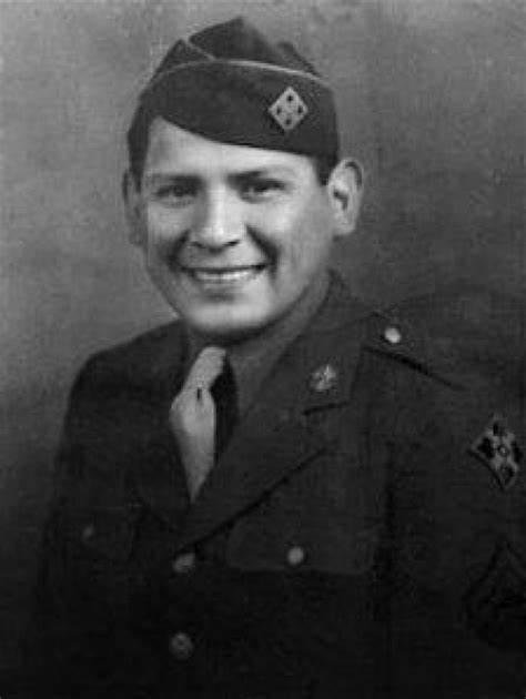 Charles Chibitty, one of the 17 young Comanche Code Talkers, served in the U.S. Army’s 4th Infantry Division. (Public domain)