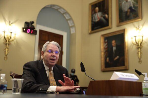 Comptroller General Gene Dodaro of the Government Accountability Office (GAO) testifies during a hearing before the Coronavirus Crisis Subcommittee of House Oversight and Reform Committee on Capitol Hill in Washington on June 26, 2020. (Alex Wong/Getty Images)