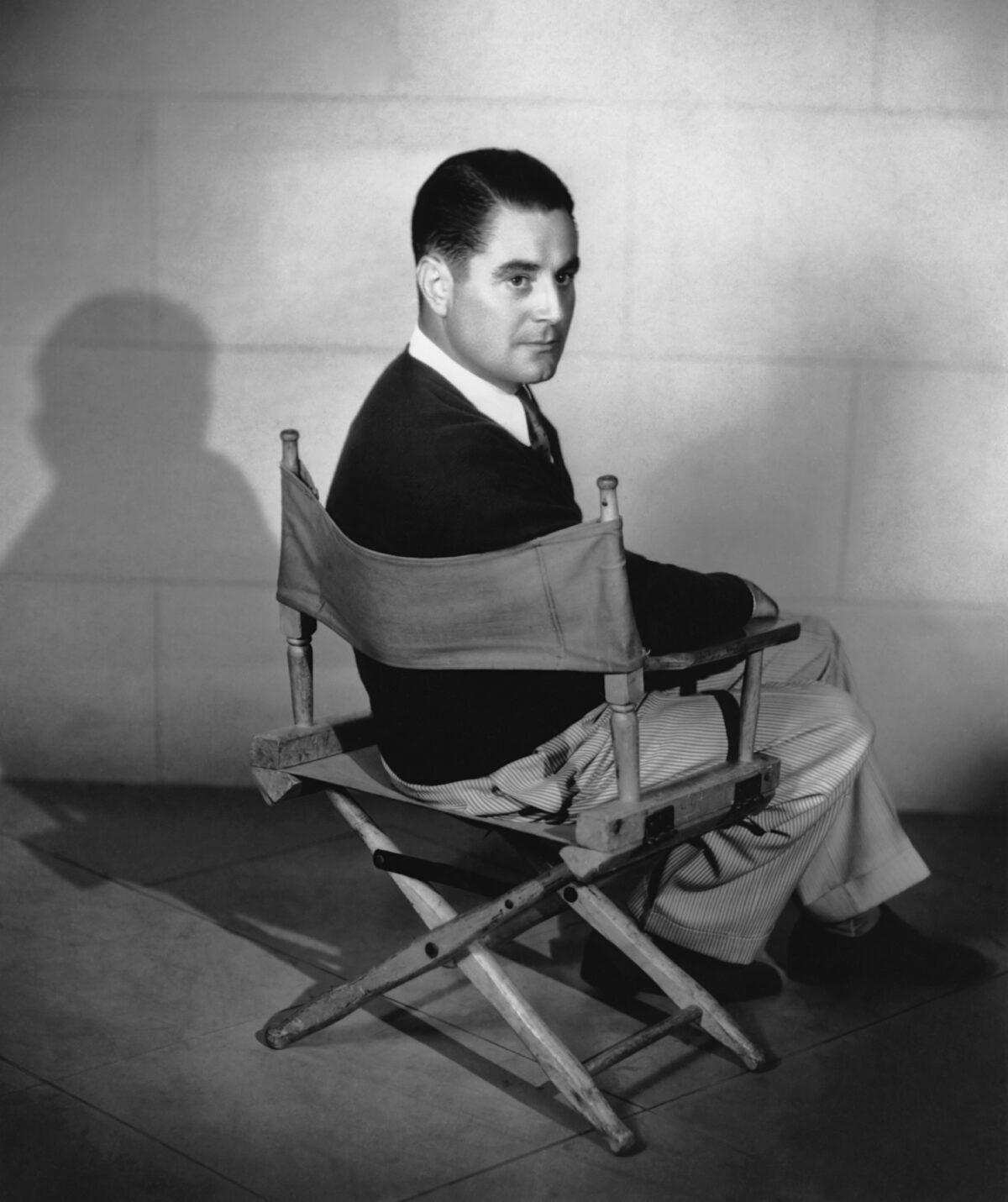American film director and producer Leo McCarey sits in a director's chair circa 1930. (Archive Photos/Getty Images)