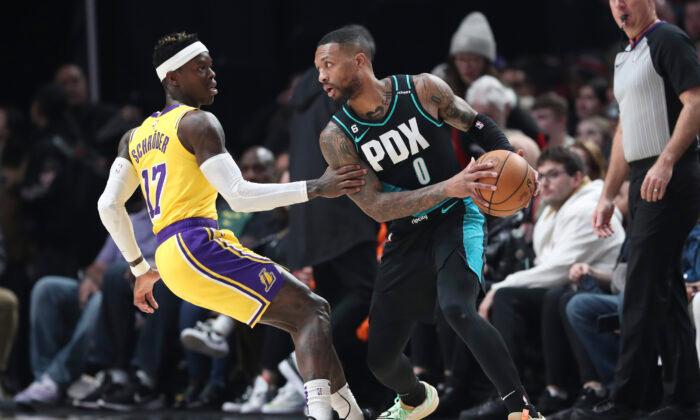Blazers Hit 23 3-pointers, Beat Lebron-Less Lakers 127–115