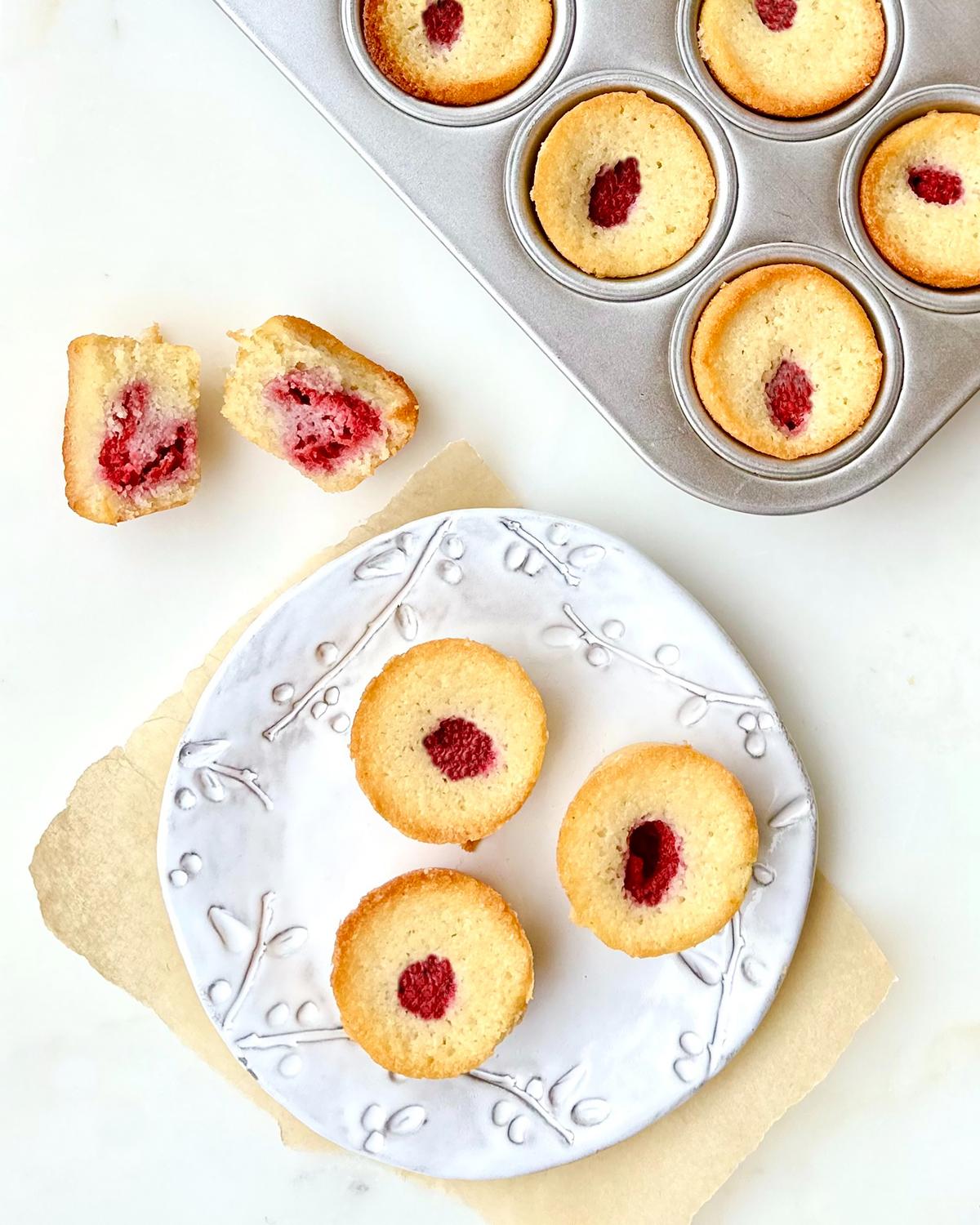 French financiers are named for the small rectangular molds in which they are traditionally baked, which creates a gold-tinged cake resembling an ingot. (Lynda Balslev for Tastefood)