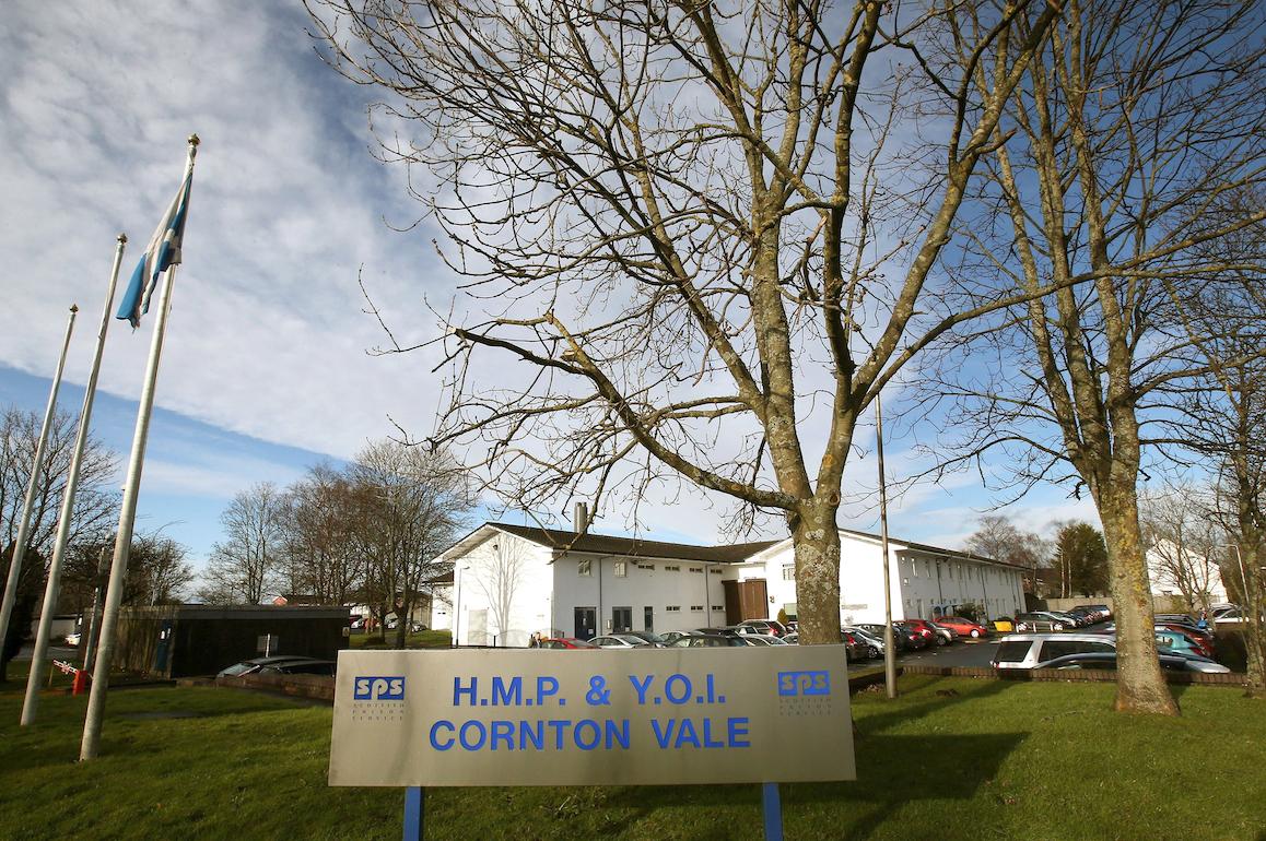 A photo of signage outside the entrance to Scotland's only female prison Cornton Vale on Jan. 26, 2015. The prison is reportedly housing a number of trans prisoners. (PA Media)