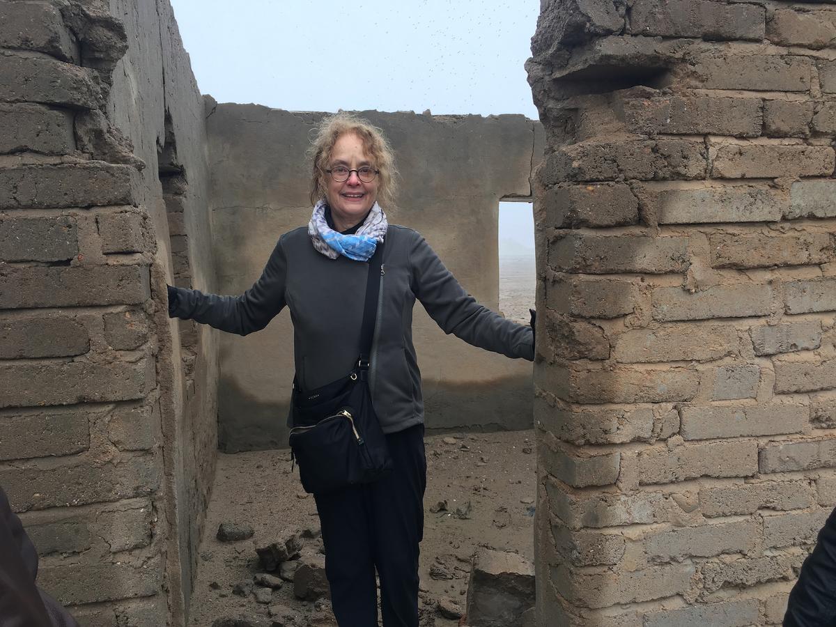 Dr. Holly Pittman, from Penn Museum, at Lagash in December 2018. (Courtesy of <a href="https://web.sas.upenn.edu/lagash/">Lagash Archaeological Project</a>)