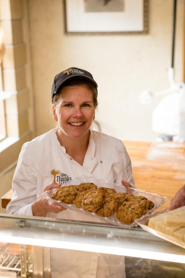 Katy Knoer of Give Thanks Bakery, which has three locations in Michigan. (Courtesy of Katy Noer)