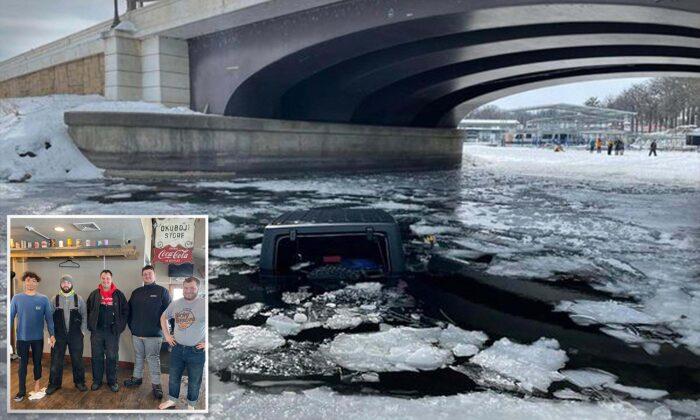 Iowa Teen Sees Jeep Break Through Ice on Lake, Teams Up With 4 Strangers to Save 83-Year-Old Driver and Dog