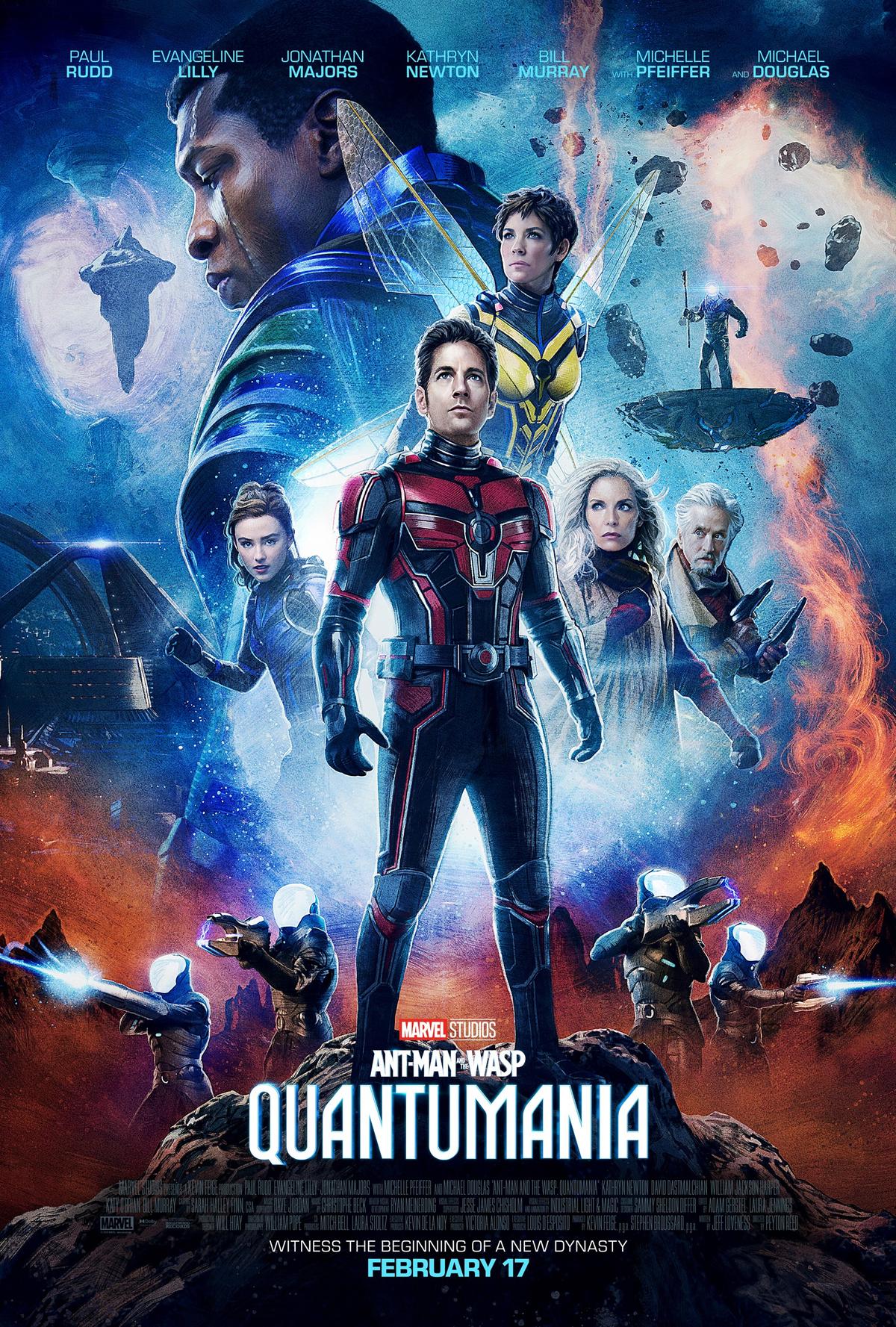 Movie poster for "Ant-Man and the Wasp: Quantumania." (Walt Disney Studios Motion Pictures)