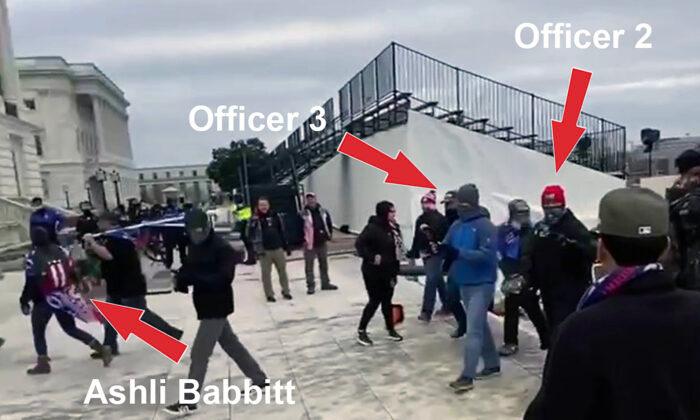 Undercover DC Police Officer Pushed Protesters Toward Capitol, Climbed Over Barricade: Court Filing