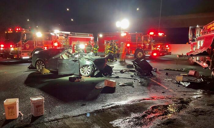Tesla Driver Killed When Plowing Into Firetruck on Freeway