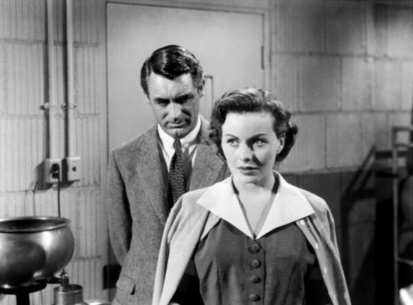 Dr. Praetorius (Cary Grant) and his patient, Deborah (Jeanne Crain), in "People Will Talk." (20th Century Fox)