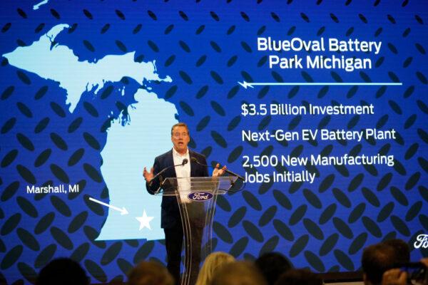 Ford Halts Construction of China-Linked $3.5 Billion Battery Plant In Michigan