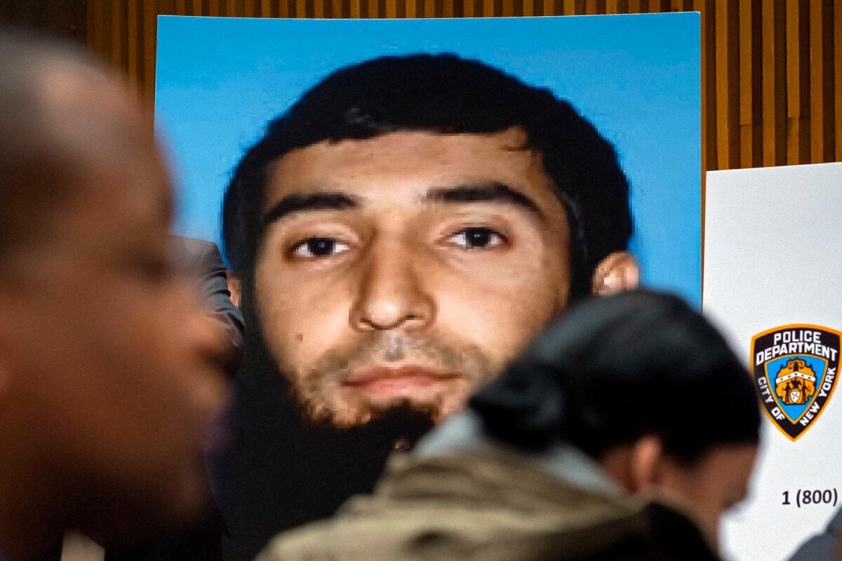 Sayfullo Saipov is displayed at a news conference at One Police Plaza in New York on Nov. 1, 2017. (Craig Ruttle/AP Photo)