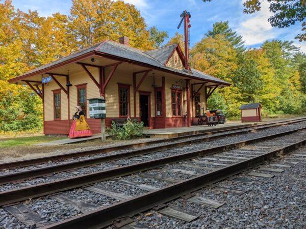 This is the Ashland, N.H., railroad station museum as of September 2022. It was a grand autumn afternoon. (Courtesy of Tim Carter)