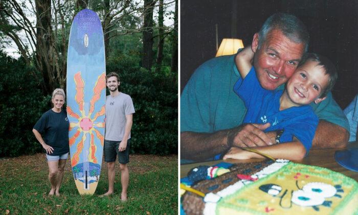Son Tracks Down Late Dad’s Lost Surfboard, Reconnecting With People Who Loved Him Most