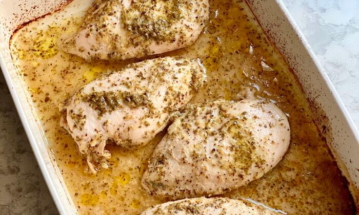 Garlicky Greek Chicken Breast Is Bursting With Flavor