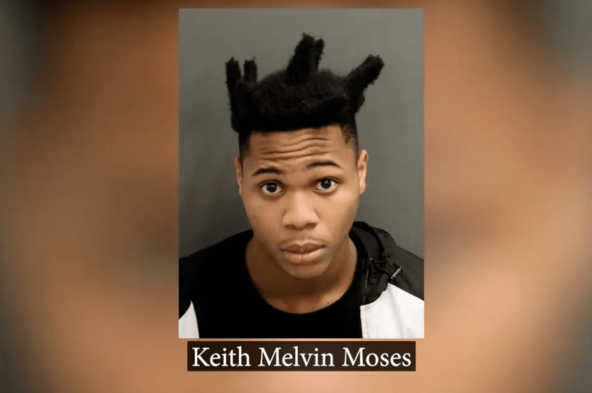 A suspect identified as Keith Melvin Moses, 19, was taken into custody on Feb. 22, 2023. (Courtesy of Orange County Sheriff's Office)