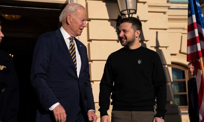 Biden Gives $2 Billion More in Military Aid to Ukraine on War Anniversary