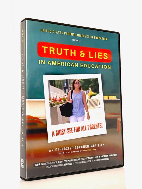 The cover for the documentary film "Truth and Lies in American Education." (Courtesy of United States Parents Involved in Education)