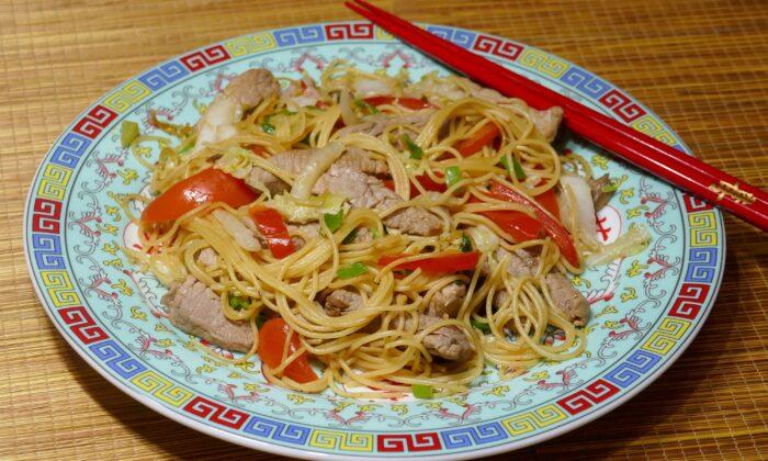 Make This Pork Chow Mein at Home in About 15 Minutes