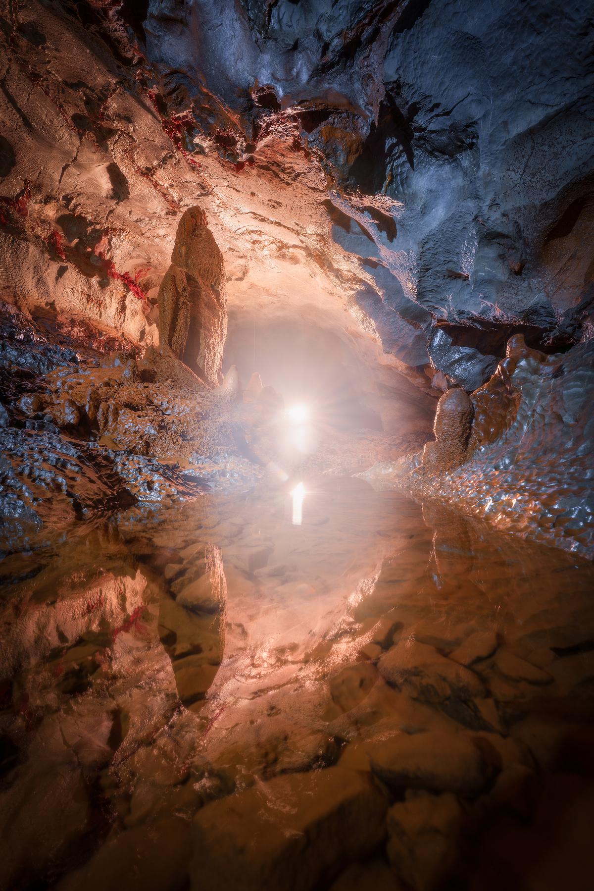 A spectacle seen inside Tron Cave. (Courtesy of Cao Ky Nhan via Jungle Boss Tours)