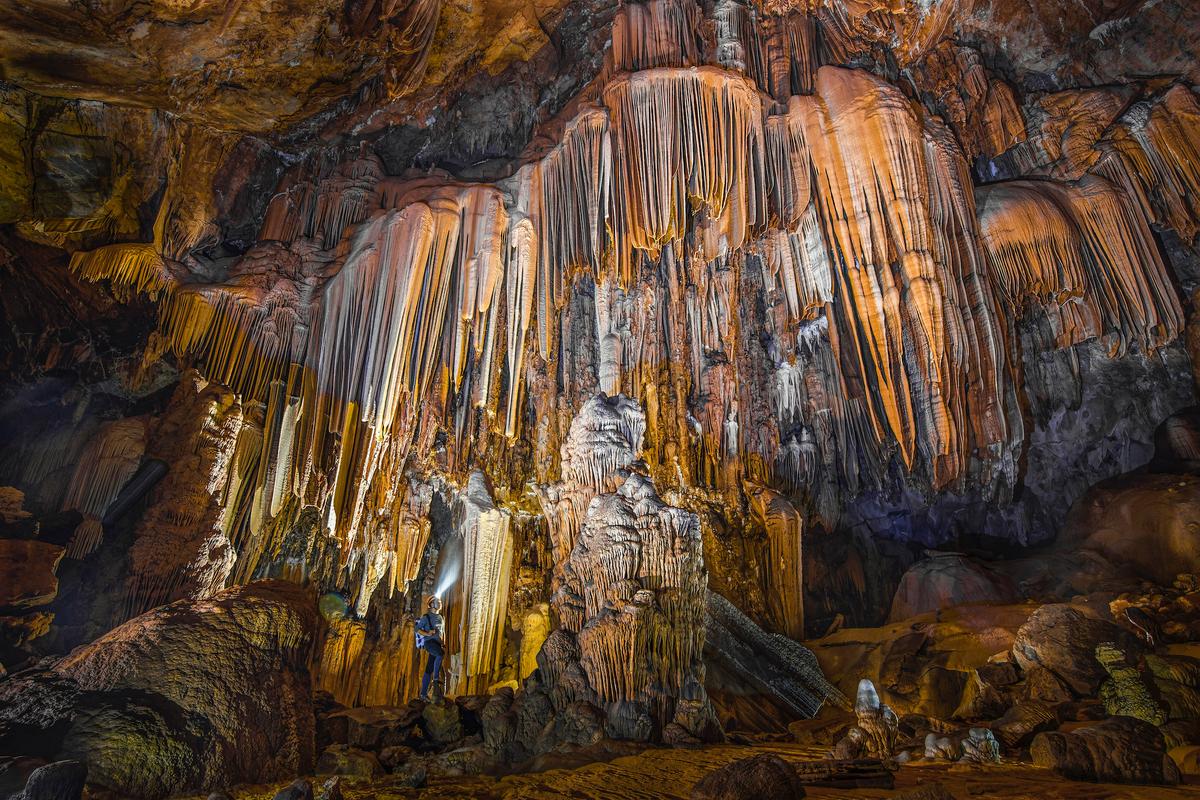 Inside Hung cave. (Courtesy of Duc Thanh via Jungle Boss Tours)