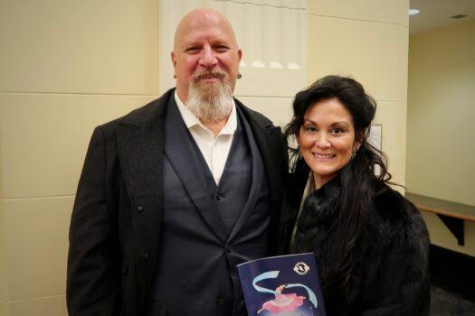 Richard Ladroga and Sylvia Cheever enjoyed a matinee of Shen Yun Performing Arts at the Merrill Auditorium in Portland, Maine, on Feb. 26.