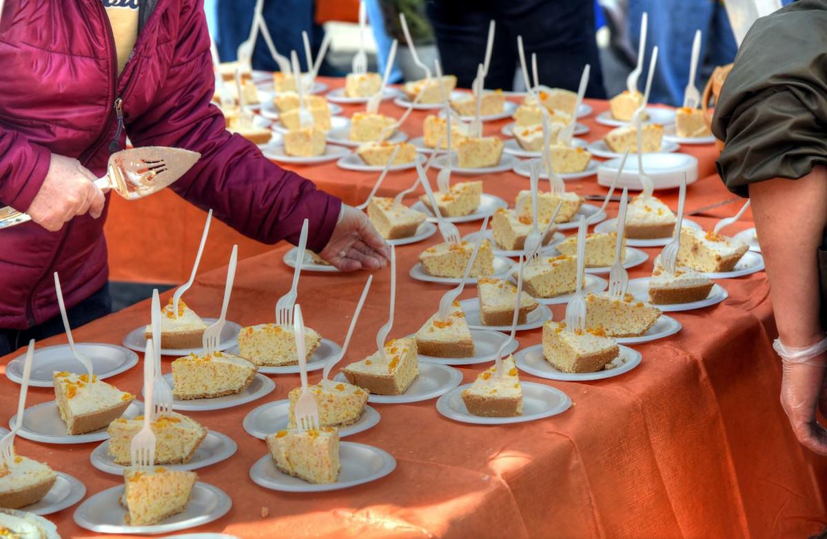 Kumquat pie served at the annual Kumquat Festival in Dade City, Florida. (R. Riley/Florida's Sports Coast/TNS)