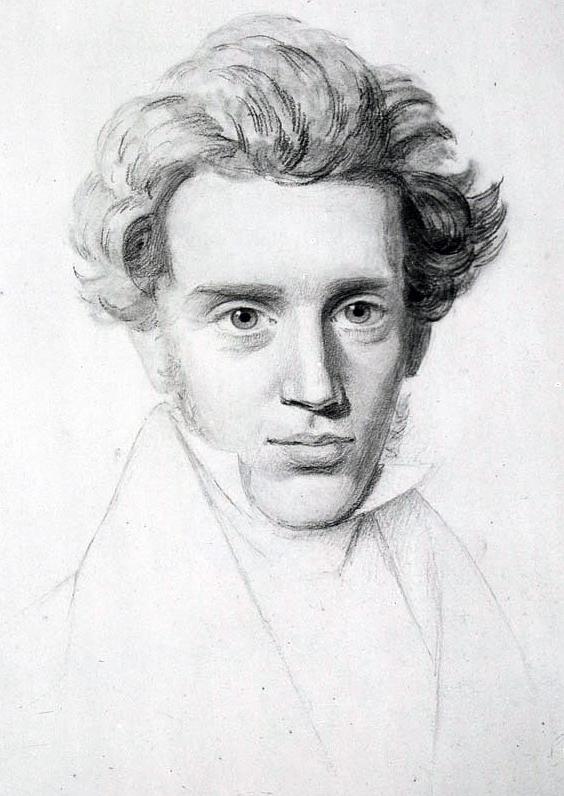A Danish theologian, philosopher, and poet, Soren Kierkegaard wrote extensively on faith and religion. (Public domain)