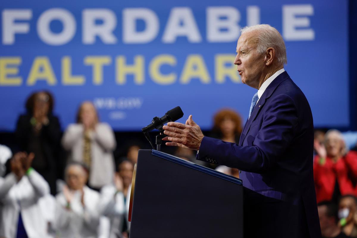Biden Targets ‘MAGA Republicans’ in Health Care Speech Amid Growing Discontent With Economy