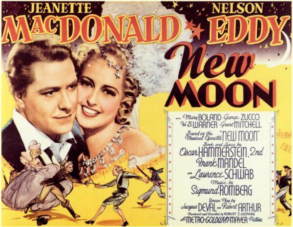 Lobby card for "New Moon," starring Jeanette McDonald and Nelson Eddy. (MovieStillsDB)