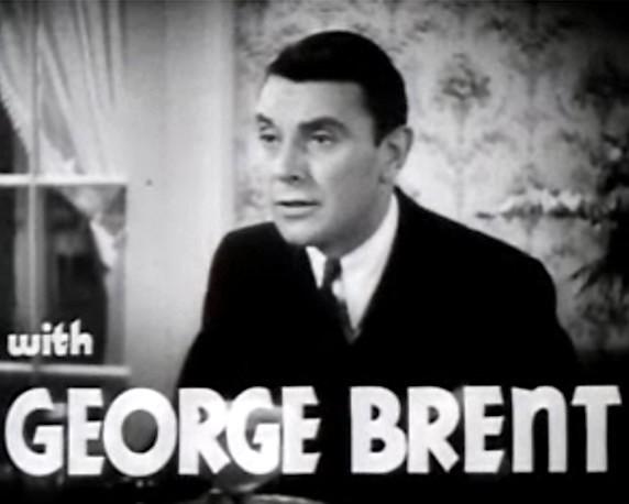 Cropped screenshot of George Brent from the trailer for the film "Housewife" from 1934. (Public Domain)