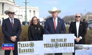 Rep. Sessions and Other Members of Texas Delegation Discuss the Texas Rangers Bicentennial