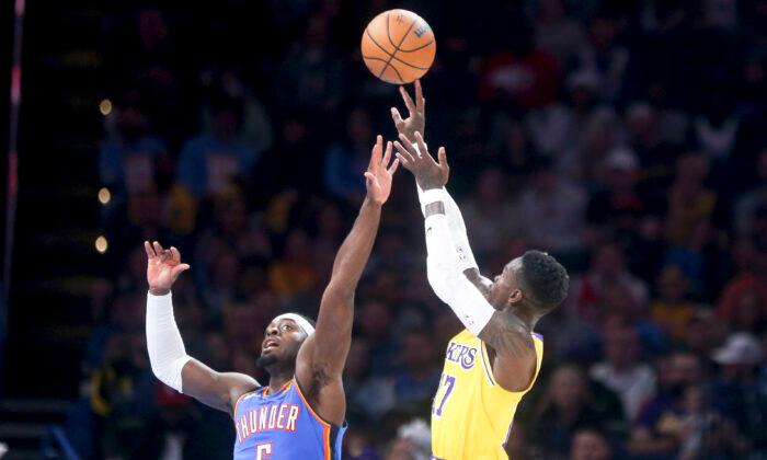 Lakers Get Past Thunder While Missing Two Superstars