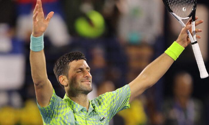 Flawless Djokovic Downs Hurkacz to Reach Dubai Semifinals