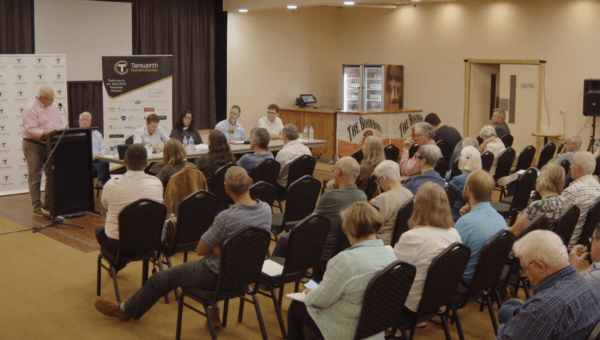 The 'Meet the Candidates' public forum was held in Tamworth, New South Wales, Australia on Feb. 27, 2023. (Tamworth Business Chamber/Facebook)