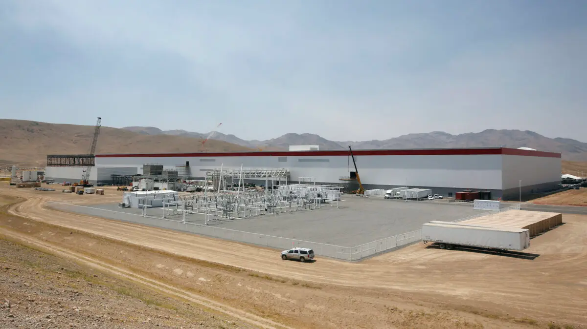 An overall view of the new Tesla Gigafactory is seen during a media tour in Sparks, Nevada, on July 26, 2016. (Rich Pedroncelli/AP Photo)